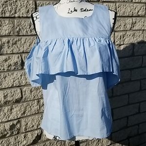 Vanilla Star Baby Blue Blouse